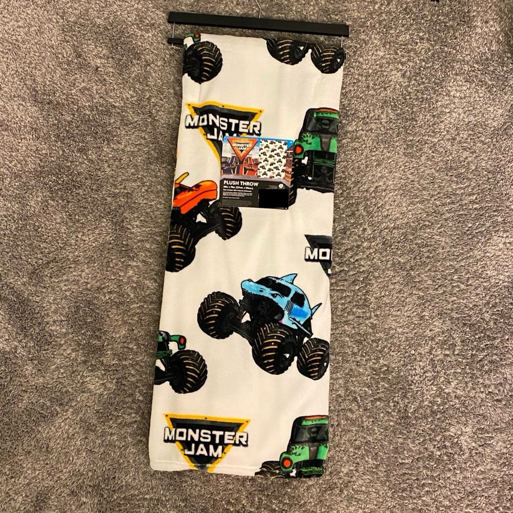 Monster Jam Blanket